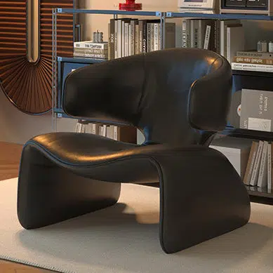 DFM-Chair-FA00830-5.jpg Contemporary Nordic Leather Solid Wood Sofa Backrest Armrest For Living Room - Image 15