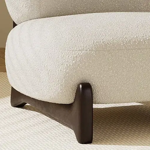 DFM-Chair-FA00831-11.jpg Contemporary Nordic Lambswool Velvet Solid Wood Sofa Backrest Armless For Living Room - Image 6