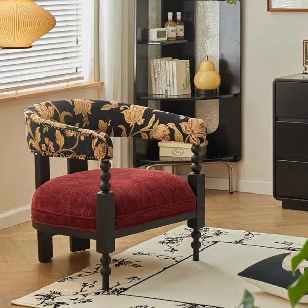 Contemporary Retro Corduroy Solid Wood Sofa Backrest Armrest For Living Room