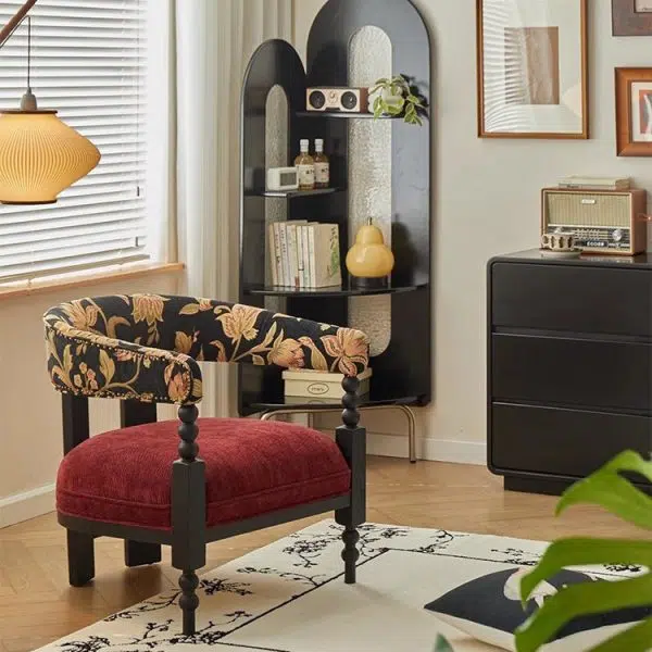 Contemporary Retro Corduroy Solid Wood Sofa Backrest Armrest For Living Room - Image 11