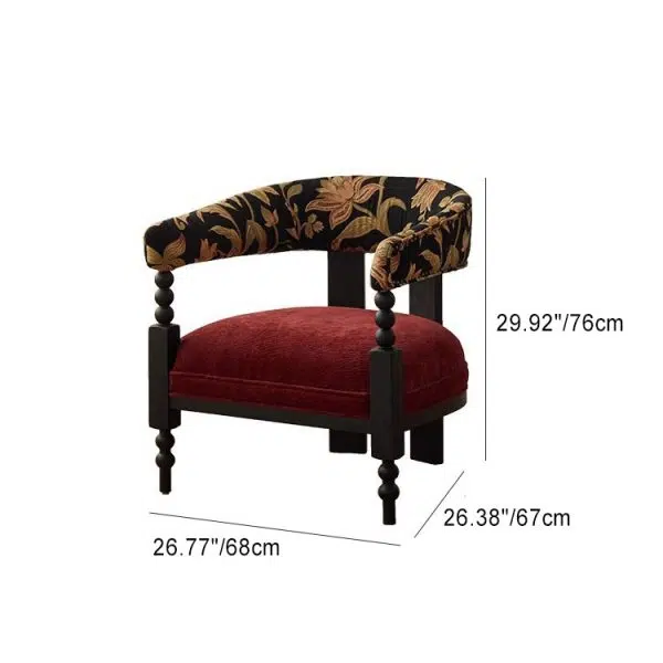 Contemporary Retro Corduroy Solid Wood Sofa Backrest Armrest For Living Room - Image 4