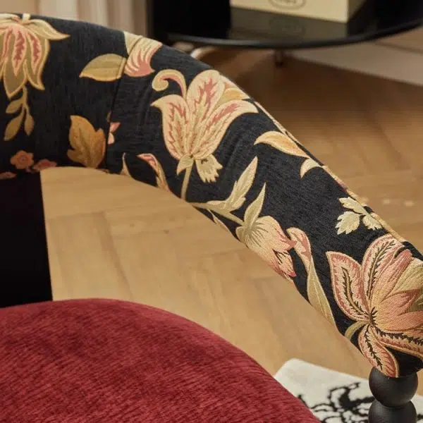 Contemporary Retro Corduroy Solid Wood Sofa Backrest Armrest For Living Room - Image 5