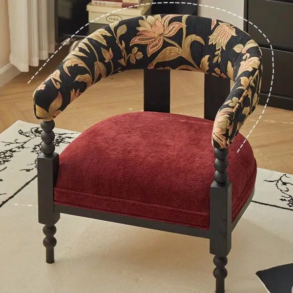 Contemporary Retro Corduroy Solid Wood Sofa Backrest Armrest For Living Room - Image 16