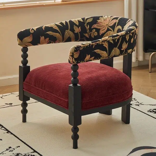 Contemporary Retro Corduroy Solid Wood Sofa Backrest Armrest For Living Room - Image 15