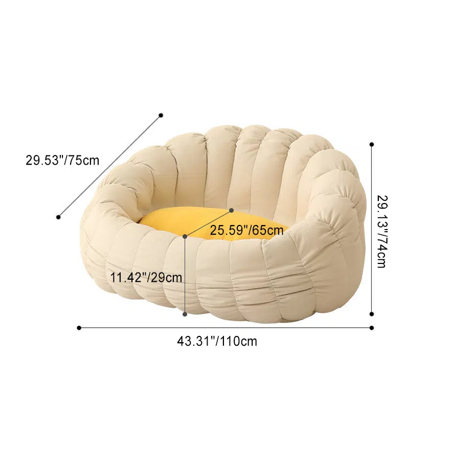 DFM-Chair-FA00849-15.jpg Contemporary Nordic EPS Particles Flannelette Sofa Backrest Armrest For Living Room - Image 4