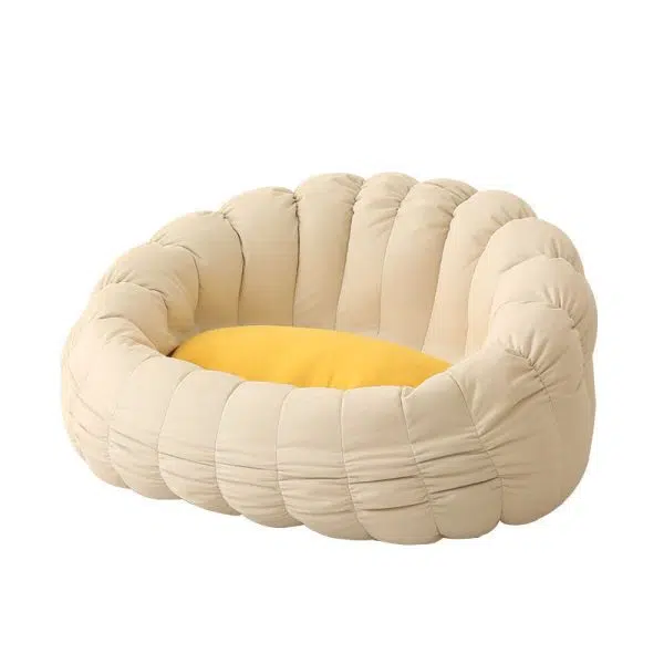 Contemporary Nordic EPS Particles Flannelette Sofa Backrest Armrest For Living Room - Image 16