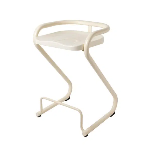 Contemporary Nordic ABS Iron Geometry Bar Stool Backless Armless For Dining Room - Image 27