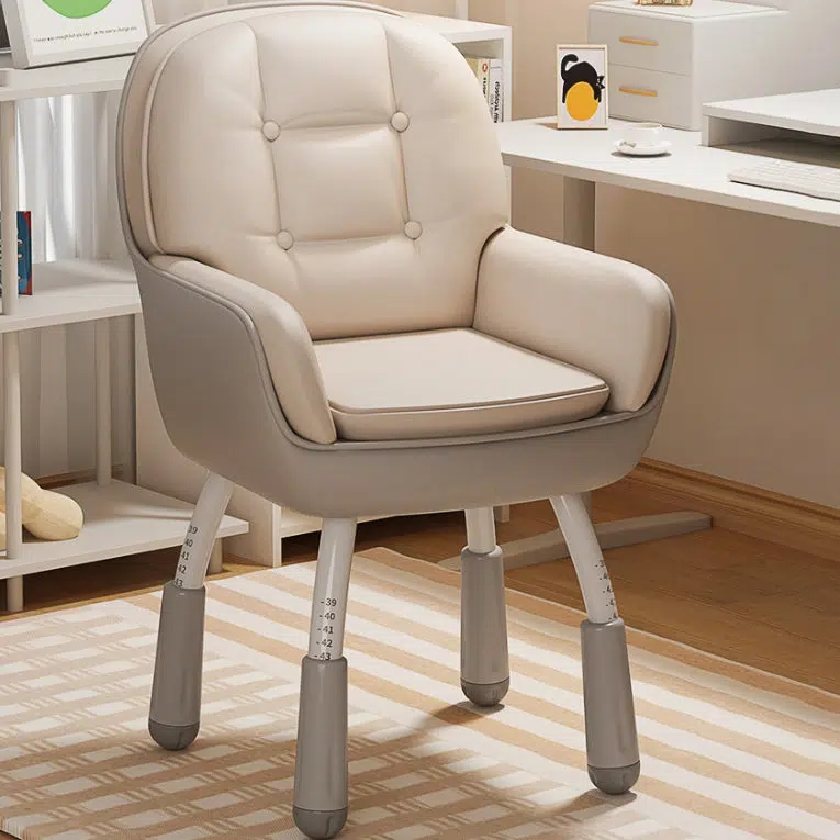 DFM-Chair-FA00961-3.jpg Contemporary Nordic Leather Nylon Silicone Desk Chair Backrest Armrest For Home Office - Image 3