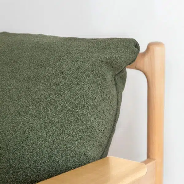 Traditional Japanese Rattan Weaving Solid Wood Sofa Backrest Armrest For Living Room - Image 8