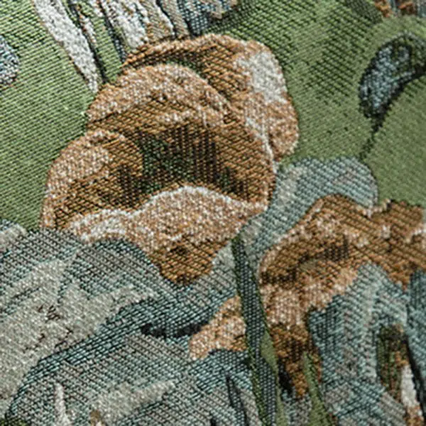 Traditional French Oil Painting Prints Fabric Ash Sofa Backrest Armrest For Living Room - Image 6