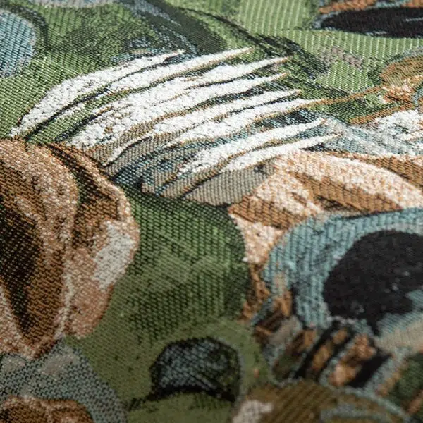 Traditional French Oil Painting Prints Fabric Ash Sofa Backrest Armrest For Living Room - Image 8