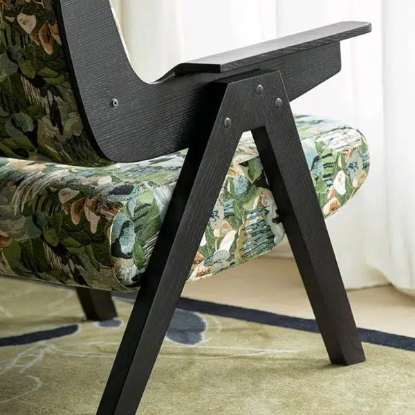 Traditional French Oil Painting Prints Fabric Ash Sofa Backrest Armrest For Living Room - Image 5