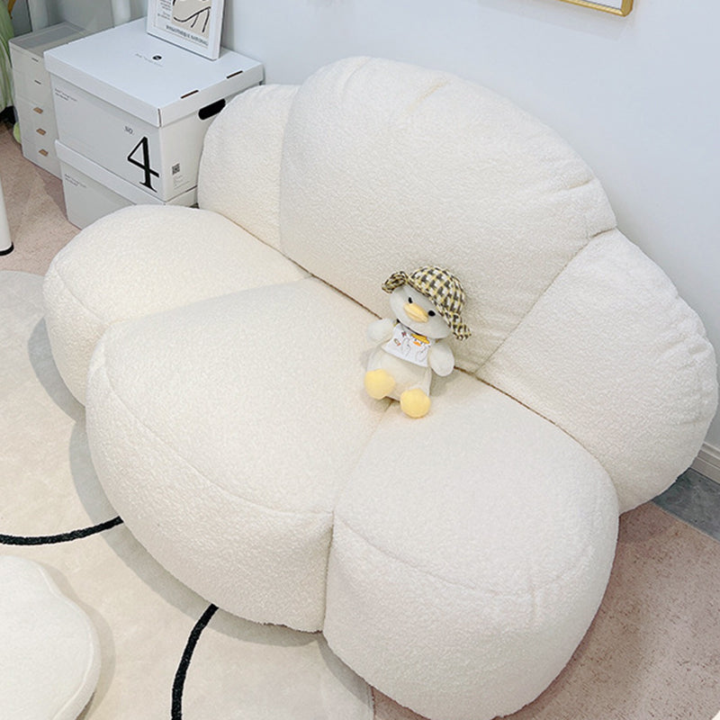 DFM-Chair-FA01107-10.jpg Contemporary Nordic Cloud Shape Lambswool EPS Particles Sofa Backrest Armless For Living Room - Image 20