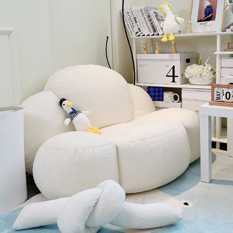 DFM-Chair-FA01107-11.jpg Contemporary Nordic Cloud Shape Lambswool EPS Particles Sofa Backrest Armless For Living Room - Image 17