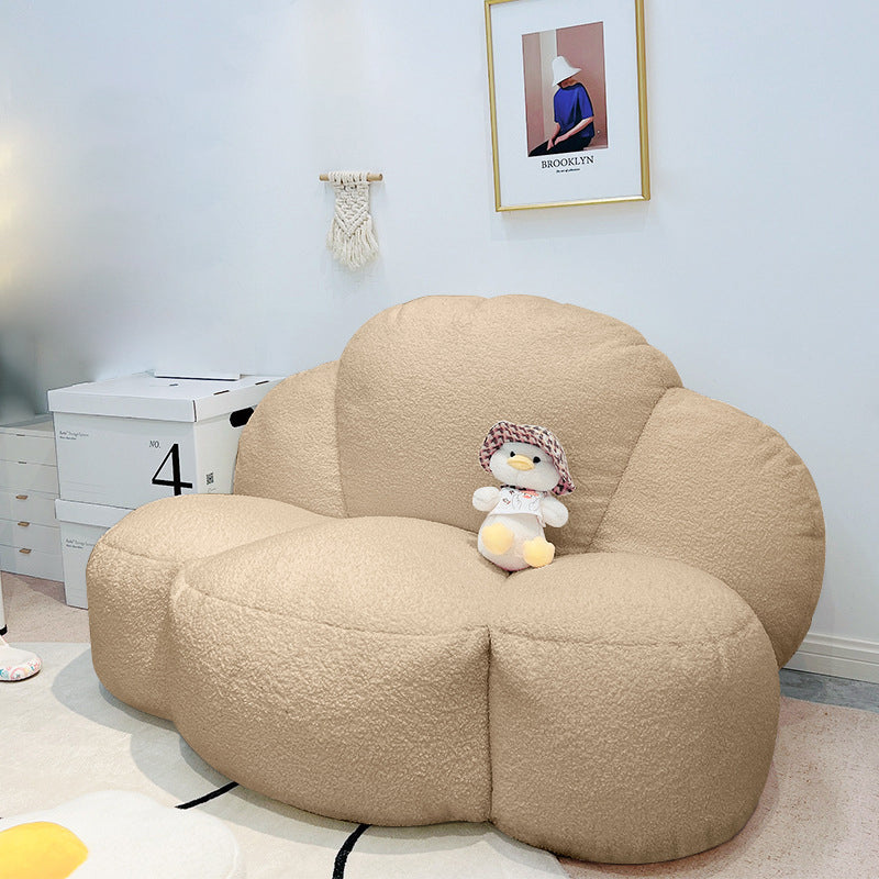 DFM-Chair-FA01107-2.jpg Contemporary Nordic Cloud Shape Lambswool EPS Particles Sofa Backrest Armless For Living Room - Image 12