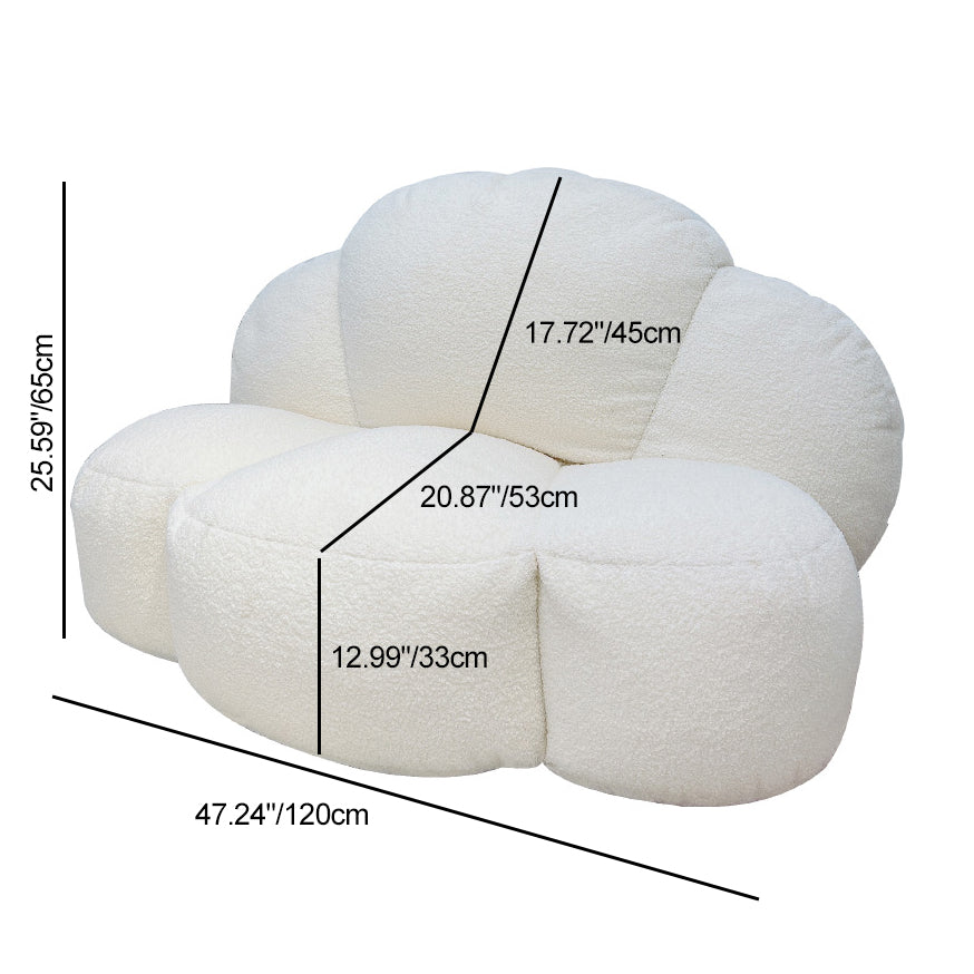 DFM-Chair-FA01107-21.jpg Contemporary Nordic Cloud Shape Lambswool EPS Particles Sofa Backrest Armless For Living Room - Image 4