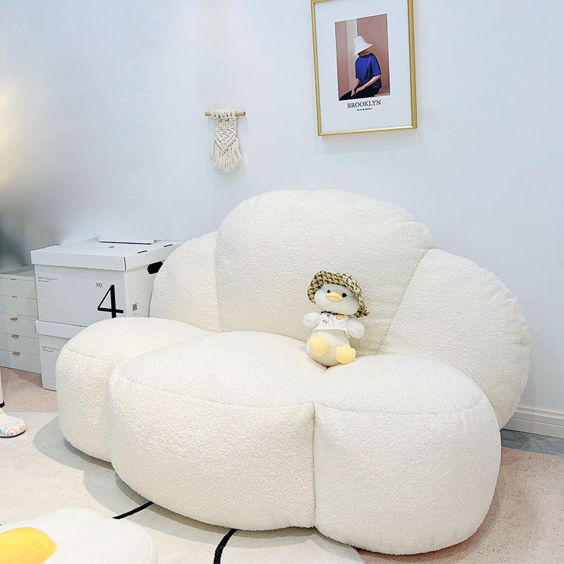 DFM-Chair-FA01107-3.jpg Contemporary Nordic Cloud Shape Lambswool EPS Particles Sofa Backrest Armless For Living Room - Image 14