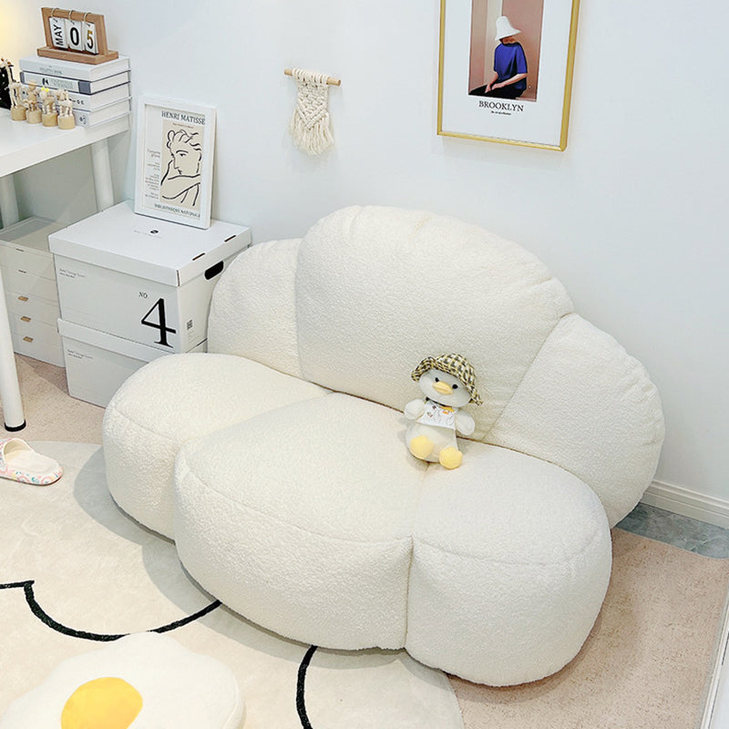 DFM-Chair-FA01107-5.jpg Contemporary Nordic Cloud Shape Lambswool EPS Particles Sofa Backrest Armless For Living Room - Image 1