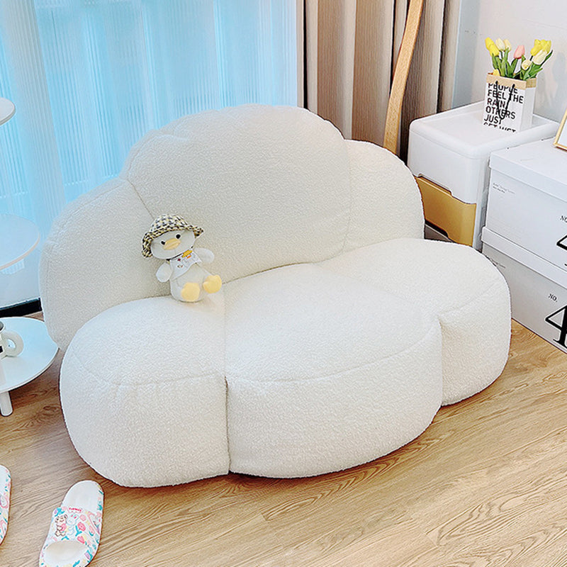 DFM-Chair-FA01107-9.jpg Contemporary Nordic Cloud Shape Lambswool EPS Particles Sofa Backrest Armless For Living Room - Image 22
