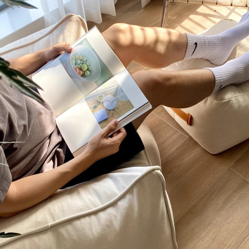 DFM-Chair-FA01108-10.jpg Contemporary Nordic Little Devil Flannelette EPS Particles Sofa Backrest Armrest Footrest For Living Room - Image 7