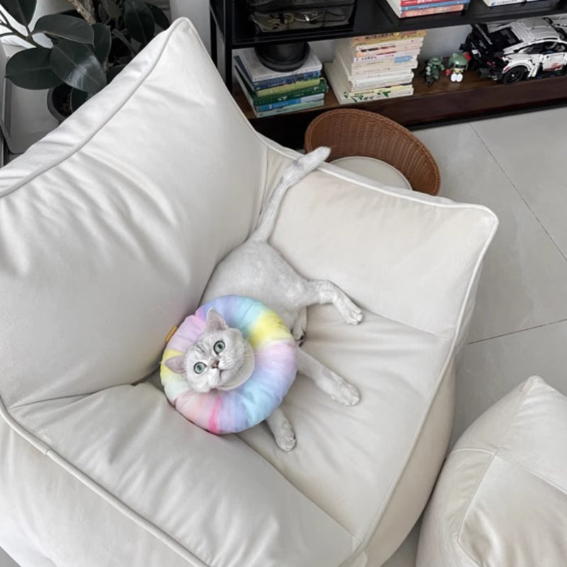 DFM-Chair-FA01108-13.jpg Contemporary Nordic Little Devil Flannelette EPS Particles Sofa Backrest Armrest Footrest For Living Room - Image 5