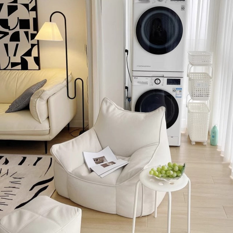 DFM-Chair-FA01108-20.jpg Contemporary Nordic Little Devil Flannelette EPS Particles Sofa Backrest Armrest Footrest For Living Room - Image 1