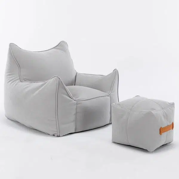 Contemporary Nordic Little Devil Flannelette EPS Particles Sofa Backrest Armrest Footrest For Living Room - Image 18