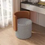 Orange + Houndstooth