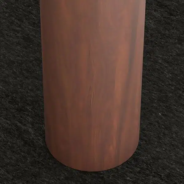 Contemporary Nordic Cloud Shape Anti-slip Strips Solid Wood Leather Low Stool Backless Armless For Living Room - Image 6