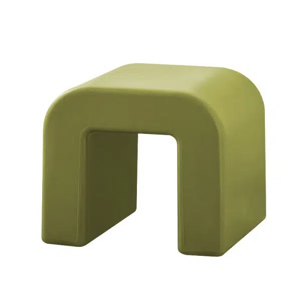 Contemporary Creative Geometry Shape Full PP Low Stool Backless Armless For Living Room - Image 13