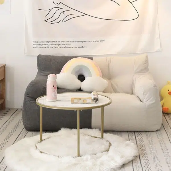 Modern Minimalist Square Tatami Fabric Sofa For Living Room - Image 14