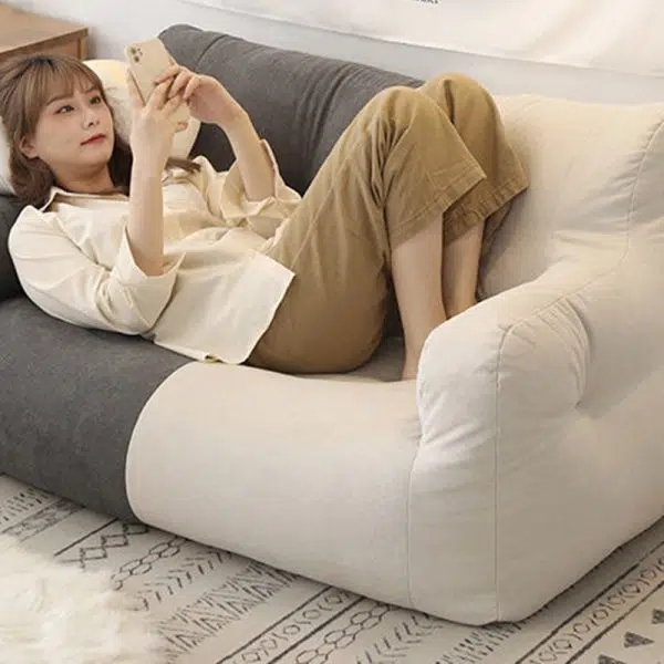 Modern Minimalist Square Tatami Fabric Sofa For Living Room - Image 8