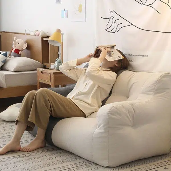 Modern Minimalist Square Tatami Fabric Sofa For Living Room - Image 9