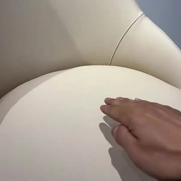 Contemporary Nordic Square Upholstered Leather Carbon Steel Dining Chair Mezzanine Backrest For Dining Room - Image 10