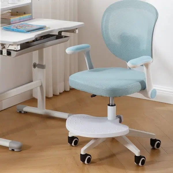 Contemporary Creative Kids Square Panda PP Hardware Desk Chair Backrest Armrest For Home Office - Image 6