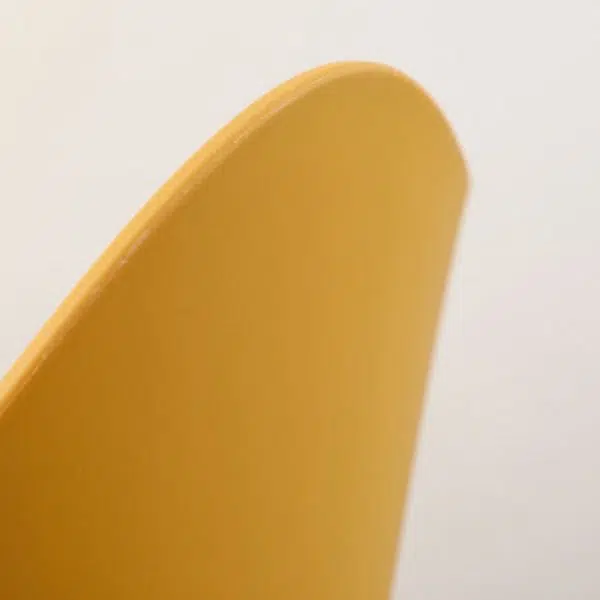 Contemporary Nordic Curved Iron PVC Chair Backrest Armrest For Living Room - Image 7