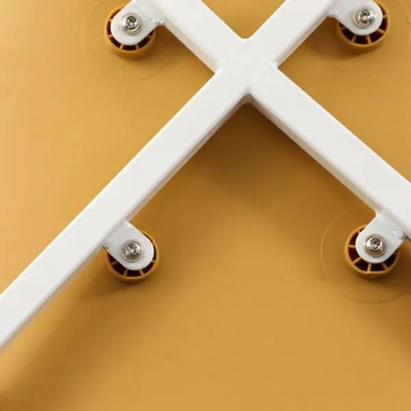 Contemporary Nordic Curved Iron PVC Chair Backrest Armrest For Living Room - Image 6