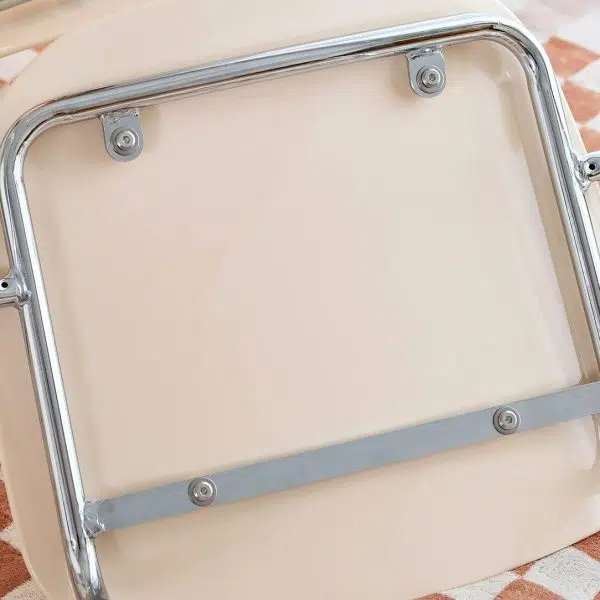 Modern Minimalist Rectangular Acrylic Iron Chair Backrest Armrest For Living Room - Image 7