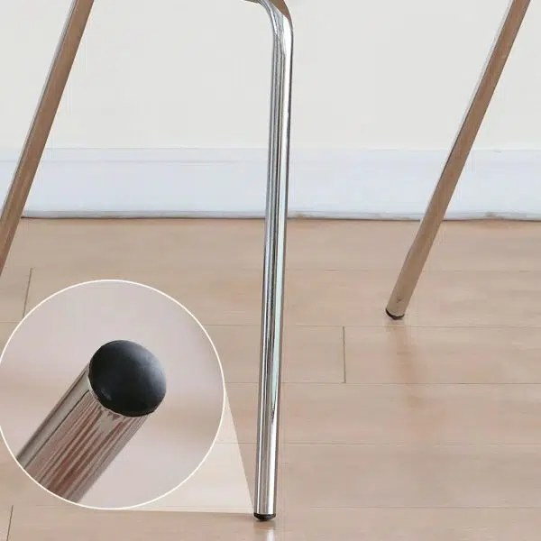 Modern Minimalist Rectangular Acrylic Iron Chair Backrest Armrest For Living Room - Image 17