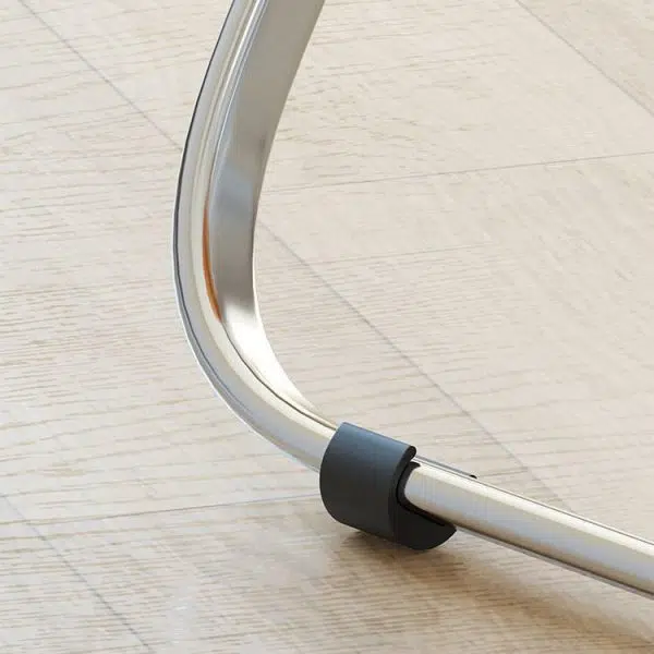 Modern Minimalist Square Acrylic Iron Foldable Chair Backrest For Living Room - Image 7