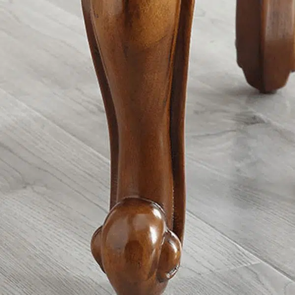 Contemporary Luxury Square Leather Upholstered Footstool For Entryways - Image 8