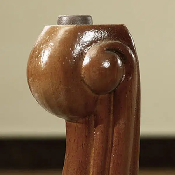 Contemporary Luxury Square Leather Upholstered Footstool For Entryways - Image 7