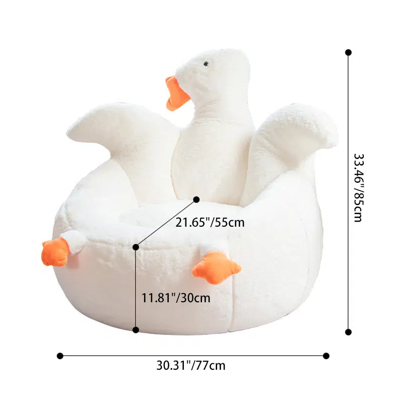 DFM-Chair-FI00132-11-bca45e93-10d6-4762-aa9a-cba059ccf4db.jpg Contemporary Creative Swan Shape Lamb Cashmere Accent Chair Backrest For Living Room - Image 4