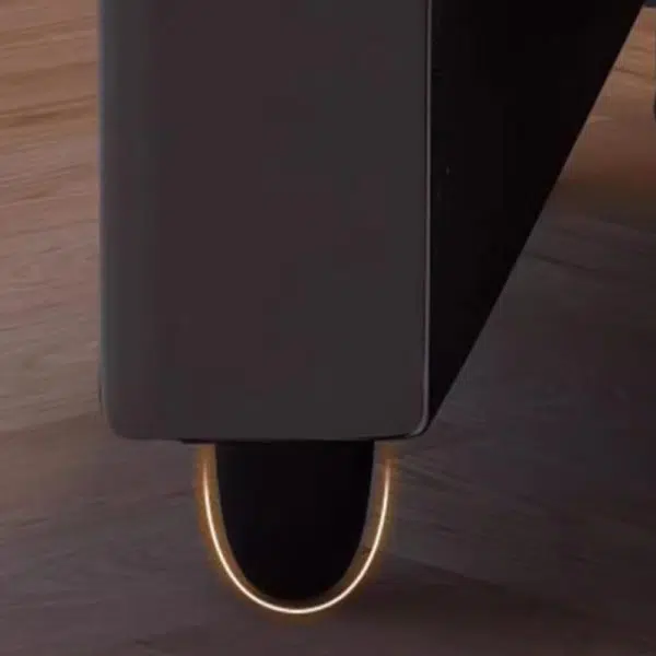 Contemporary Scandinavian Rectangular Square Storage Bag Wood Antifouling Leather Adjustable Backrest Accent Chair Armrest For Living Room - Image 10