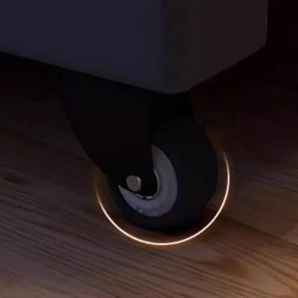 Contemporary Scandinavian Rectangular Square Storage Bag Wood Antifouling Leather Adjustable Backrest Accent Chair Armrest For Living Room - Image 11