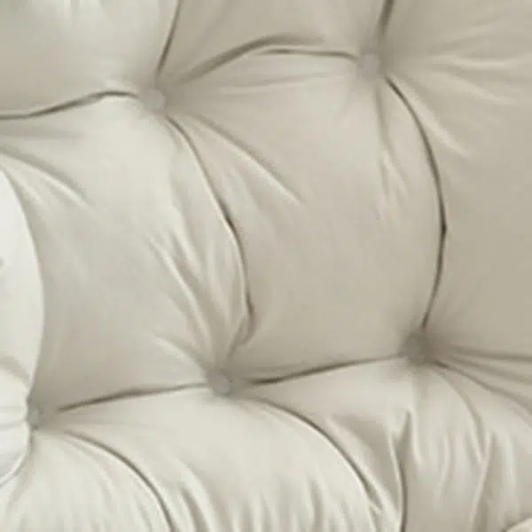 Modern Minimalist Technology Cloth Lamb Cashmere Iron Rectangular Accent Chair Backrest Footrest For Living Room - Image 9