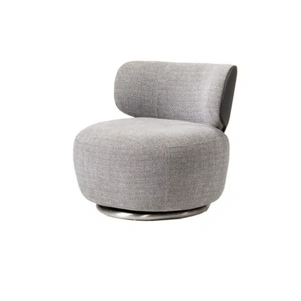 Traditional European Round Linen Solid Wood Iron Sofa Backrest For Living Room - Image 10