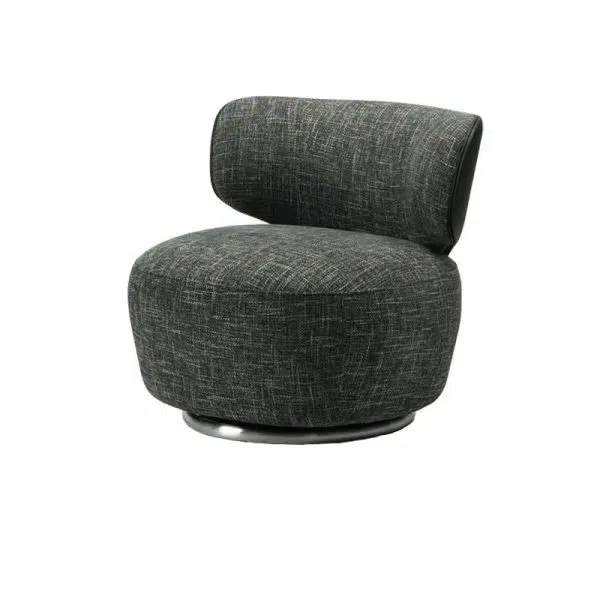 Traditional European Round Linen Solid Wood Iron Sofa Backrest For Living Room - Image 11