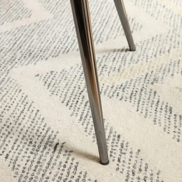 Contemporary Creative Acrylic Metal Square Triangle Mermaid Vanity Chair Backrest For Bedroom - Image 9