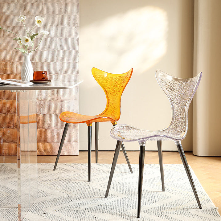 DFM-Chair-FJ00222-16.jpg Contemporary Creative Acrylic Metal Square Triangle Mermaid Vanity Chair Backrest For Bedroom - Image 14